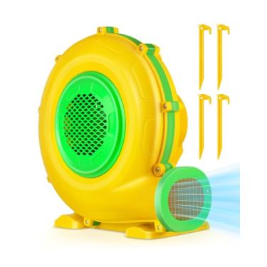 Imagem de Ventilador de casa de salto de 750 W para infláveis, soprador de ar 1HP para casa de salto ao ar livre, toboáguas, sofá de ar, cabine de pintura e outros ventiladores de bomba de ar elétricos