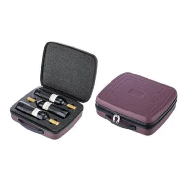 Imagem de Mala De Bordo Maleta Abs Para 3 Garrafas De Vinho Espumante