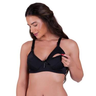 Imagem de Sutiã Amamentação Liso Para Amamentar Pós Parto com Abertura - NAKA MO