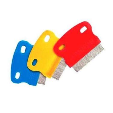 Imagem de Pente anti pulgas para pet pelos curtos cães  e gatos - Napi