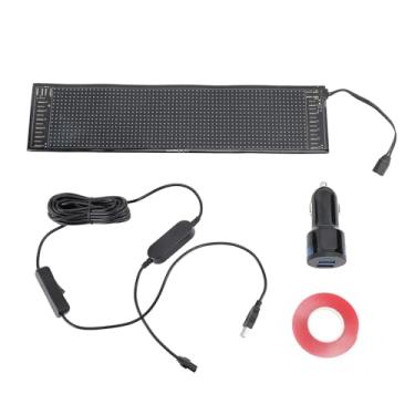 Imagem de Rolagem LED Publicidade Sinal Bluetooth APP Controle RGB Beads IP66 À Prova D' Água USB LED Sign Painel para Loja Car Bar Hotel