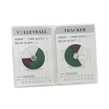 Imagem de simhoa Equipamentos de pista de vôlei, presentes, acessórios resistentes e portáteis para treinadores e árbitros, 2 Conjuntos