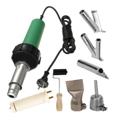 Imagem de HYZHANHONG Máquina de solda silenciosa multifuncional, máquina de solda de precisão ultrassônica de 1600W com 2 bicos de soldagem rápida para soldagem de tubo plástico