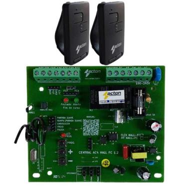 Imagem de Placa Ac4 Hall Borne Motor Rossi Nano Dz3 Dz4 Garagem Portão 2 Tx Uno 