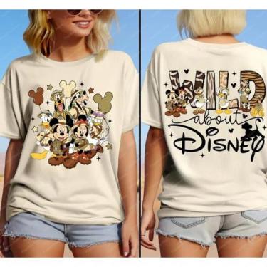 Imagem de Camiseta Mickey Safari Rei Leão Minnie Wild about Disney Animal Kingdo