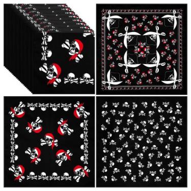 Imagem de Funteria de bandana pirata para crianças e adultos - 24 peças - Funter