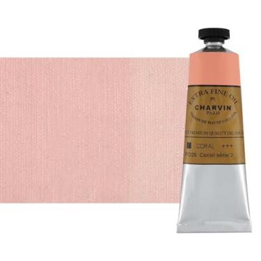 Imagem de Charvin Tinta a óleo extrafina – Tinta a óleo francesa profissional de luxo, exibindo os pigmentos da natureza, consistência cremosa com vivacidade – Tubo único de 60 ml – Coral
