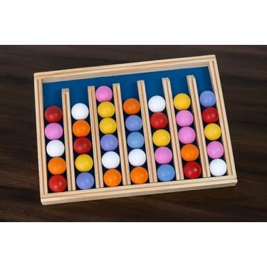 Imagem de Jogo de Tabuleiro Desafio das Bolinhas Color sensorial educativo