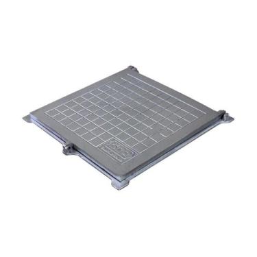 Imagem de Tampa Tampão De Chão Articulado Com Porta Cadeado 80x80cm - GDA Indust