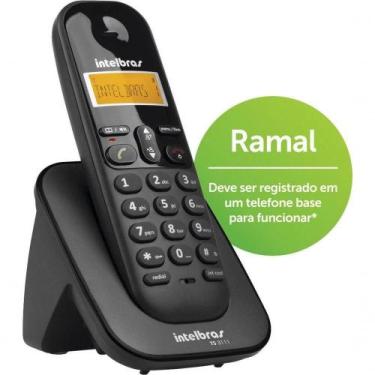 Imagem de Telefone Intelbras Ts 3111 - Preto, Identificador, Agenda, Preto