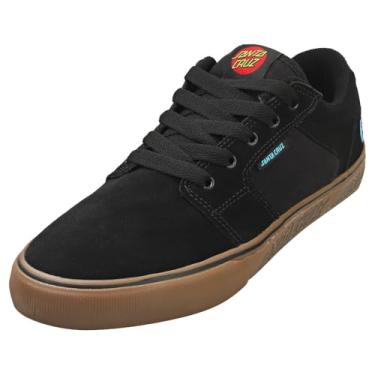 Imagem de Etnies Tênis de skate masculino Barge Ls X Santa Cruz, Preto/Goma, 42