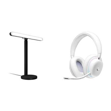Imagem de Pacote Logitech G Litra Beam Premium LED Gaming Key Light e fone de ou