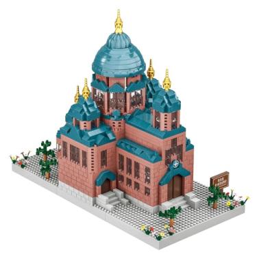Imagem de Geniteen Building Block Set, Architecture Saint Sophia Cathedral Model Micro Mini Building Blocks 1515 PCS Collection Model Kit