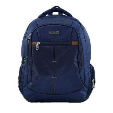 Imagem de Mochila casual p/notebook 15" em poliéster 1680 pvc - m-100 - marinho 