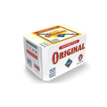 Imagem de Pack Cerveja Original Antarctica, Lata, 473ml, Caixa 12 unidades