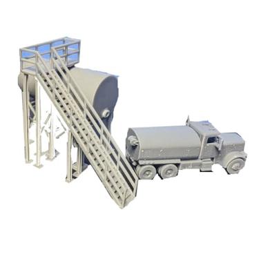 Imagem de Tanque de água ou combustível em escala N e caminhão N7001