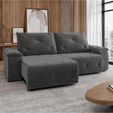 Imagem de Sofá Retrátil e Reclinável 4 Lugares 230cm Texas - Apolo Estofados