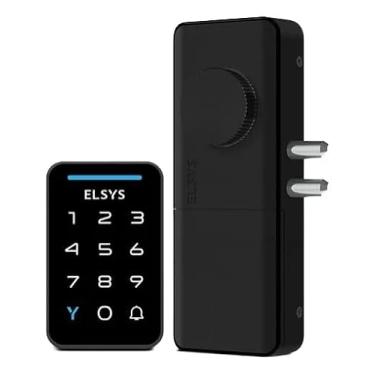 Imagem de Fechadura Digital de Sobrepor, Abertura por senha, Dance, Preta DS910V, Elsys