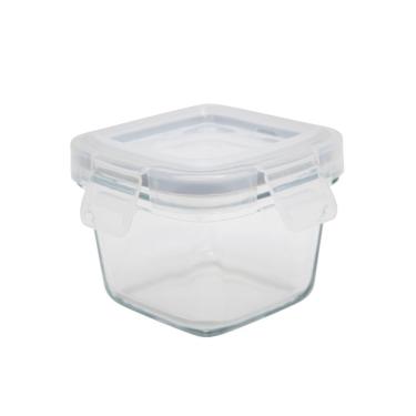 Imagem de Conjunto De Potes De Vidro Herméticos - 4 Unidades, Antivazamento E Duráveis