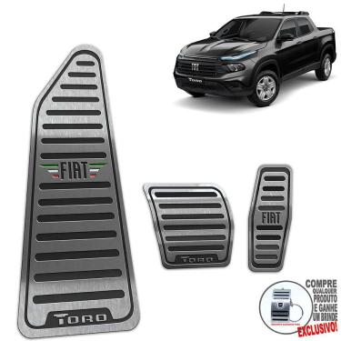 Imagem de Descanso + Pedaleira Automático Fiat Toro 2022 / Preto