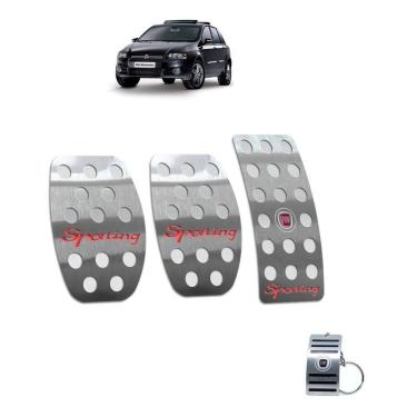 Imagem de Pedaleira Fiat Stilo Sporting 2007 A 2011 Manual Prata