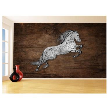 Imagem de Papel De Parede 3D Animais Pop Art Cavalo Cores 3,5M Pxa333