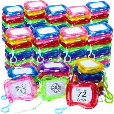 Imagem de Mini prancheta magnética Zhehao, pacote 72 para crianças