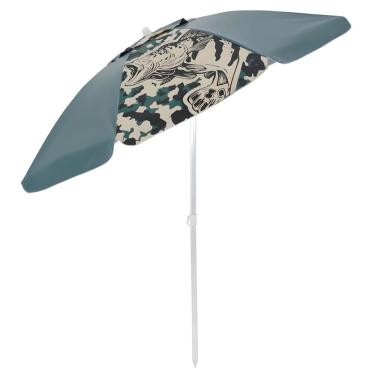 Imagem de GUARDA-SOL BAGUM VARA DE ALUM. 2,00 m ARTICULADO ARAGUAIA -TUCUNARÉ VERDE