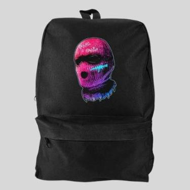 Imagem de Mochila Bolsa Masculina Basica Escolar Pega a Visão Estampado Touca Color-Masculino