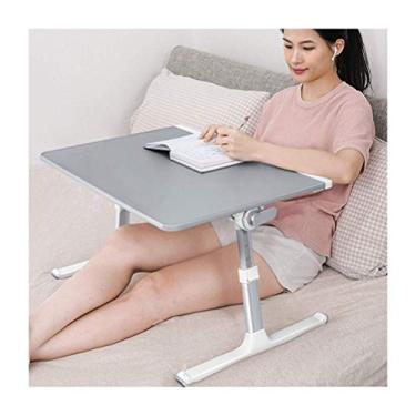Imagem de Mesa de tamanho grande para laptop, mesa de cama, ajustável, dobrável, para café da manhã, portátil, mesa de computador (luxo) comum