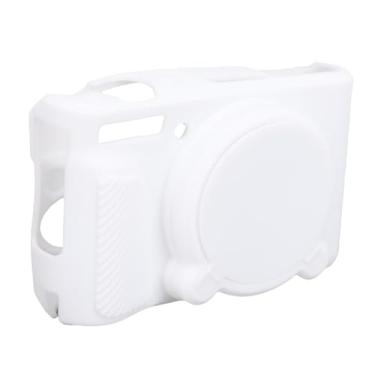 Imagem de Akozon Capa de Silicone Adequada para Câmera Digital SX740 SX730, Antiderrapante, à Prova de Arranhões Macia Protetora (Branco)