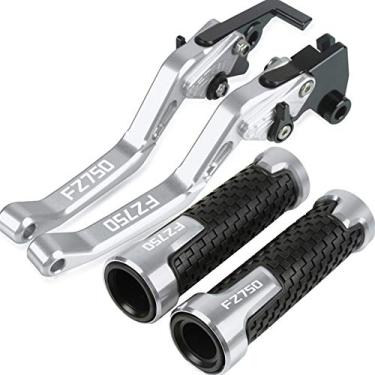 Imagem de WEJUSA Para Yamaha FZ750 FZ 750 1985 1986 1987-1988 Alavanca de freio de embreagem de alumínio CNC Alavancas dobráveis ajustáveis Pegas de alavanca de embreagem de freio de motocicleta (Cor: TMAX500 9