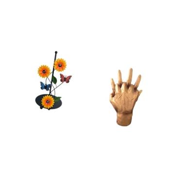 Imagem de Fenteer Porta-toalhas de Papel com Escultura Antiderrapante Vertical, Prateleira para Decoração de Quarto E Mesa, Amantes de Almas Gêmeas