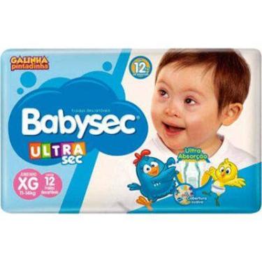 Imagem de Fralda Babysec Galinha Pintadinha Jumbinho XG - 12un
