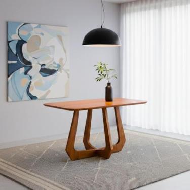 Imagem de Mesa Bromelia Natuame 78cm X 80cm X 130cm Tampo em Mdf - Cimol