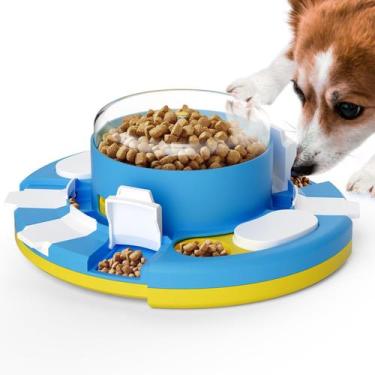 Imagem de Brinquedo de quebra-cabeça para cães PETSTA Squeaky Treat Dispensador 