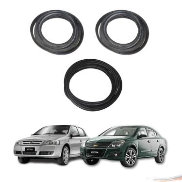 Imagem de Kit Par Borrachas Porta e Porta Mala Astra Vectra Após 95