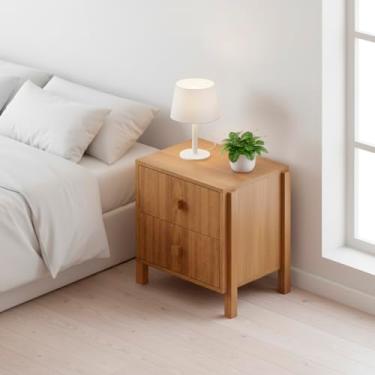 Imagem de EVOLUKIT, Mesa de Cabeceira Evo Freijó 2 Gavetas
