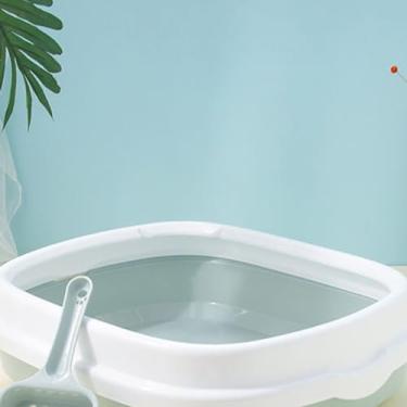 Imagem de Acouto Caixa de Areia para Gatos Semi-fechada de Grande Espaço Espessada - Bacia de cocô Com Areia para Gatos (S)