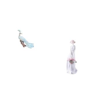 Imagem de Fenteer Estatueta de Escultura de Pavão, Ornamento Decorativo de Jardim, Artesanato, Estátua, Ornamento para Decoração de Casa, Quintal, Cerâmica, Por