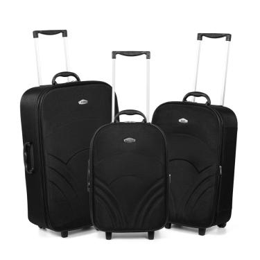 Imagem de Mala De Viagem 3 Peças Expansíveis Com Rodinhas Padrão Anac
