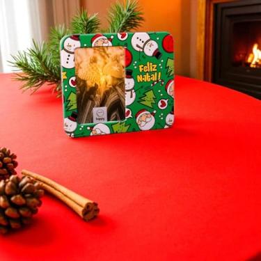 Imagem de Luminária Porta-Retrato Natal Feliz Luciano Martins Polietileno Bivolt