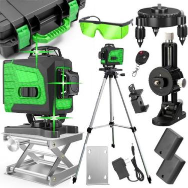 Imagem de Nível Á Laser 4d Verde 16 Linhas Com 360 Graus + Tripé - NewBeat, Níve