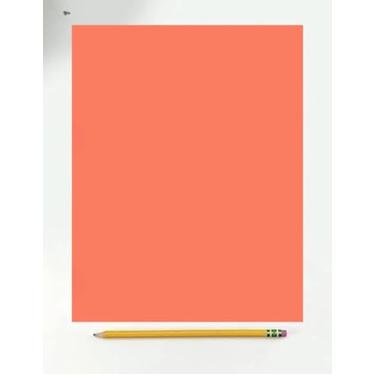 Imagem de Papel colorido para impressão e escrita, 9 kg (75 g/m²) 21,6 x 28 cm, tamanho carta, 500 folhas por resma. (salmão)