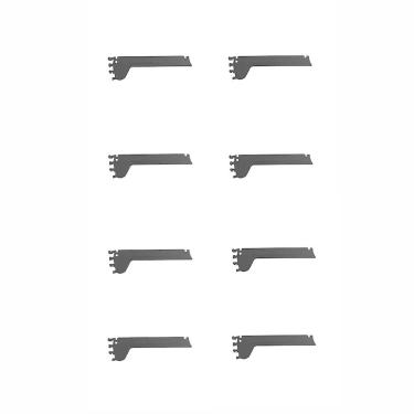 Imagem de 8 Mão Francesa Apoio Bandeja New Plus 30Cm Preto Sa Gondolas