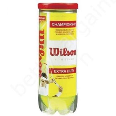 Imagem de Bola De Tênis Wilson Championship Extra Duty Tubo 3 Bolas