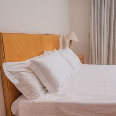 Imagem de Jogo De Cama Stripe 3 Peças 100% Algodão Padrão Hotel - Magic Enxovais Queen