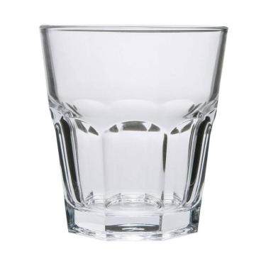 Imagem de Copo Baixo Vidro Grosso 355Ml Água Suco Resistente Luxo