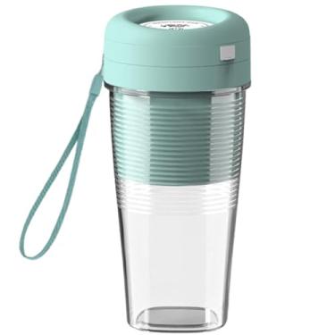 Imagem de Mini liquidificador portátil para viagem em casa, portátil, recarregável por USB, espremedor profissional de plástico pessoal
