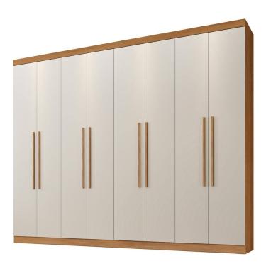 Imagem de Guarda Roupa New Premium 8 Portas 4 Gavetas 8 Prateleiras - Benetil